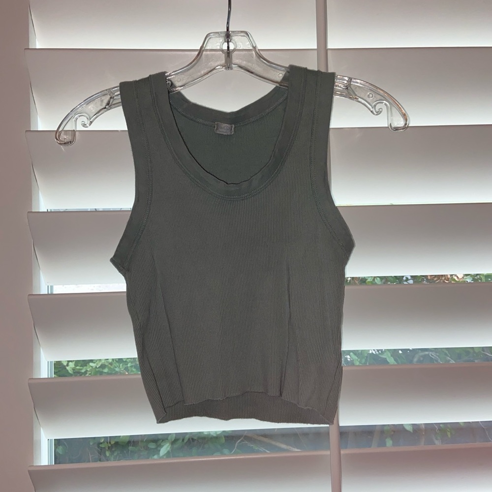 Sea-foam green Brandy Melville “Connor Tank”